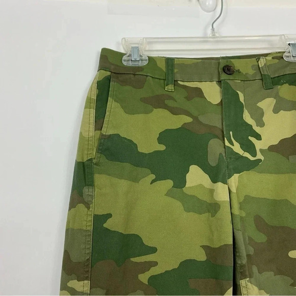 J. Crew Camo High Rise Girlfriend Chino Pant Size 4 - Picture 2 of 7